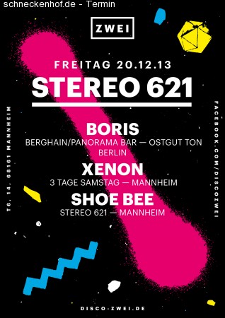 Stereo621 pres. Boris (Berghain/Berlin) Werbeplakat