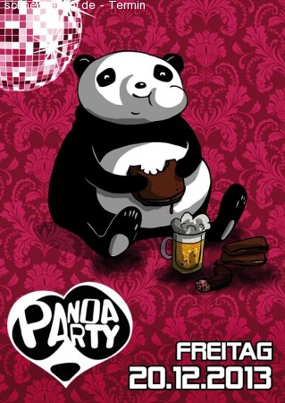 Panda Party Werbeplakat