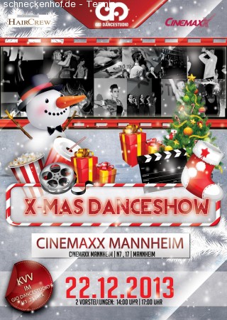 X-MAS DANCESHOW Werbeplakat