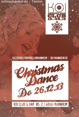 CHRISTMAS DANCE Werbeplakat