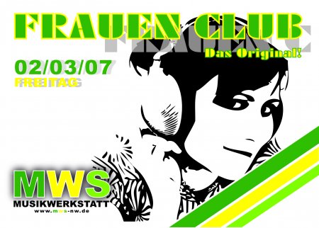 Frauen Club Werbeplakat