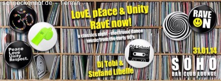 Love, Peace & Unity – The Classics Night Werbeplakat