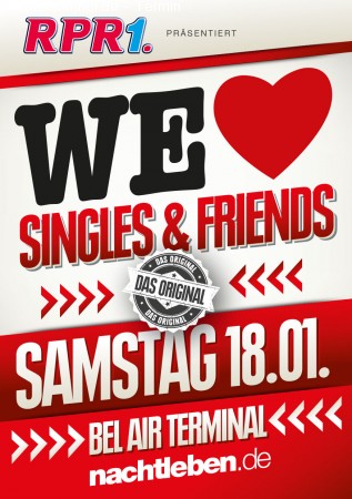 RPR1.presents: We love Singles & Friends Werbeplakat