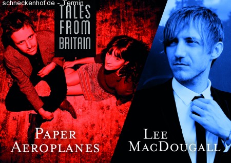 Paper Aeroplanes & Lee MacDougall Werbeplakat