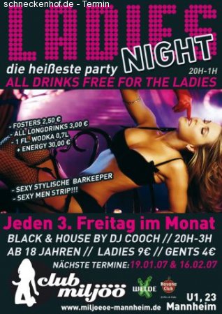 Ladies Night Werbeplakat