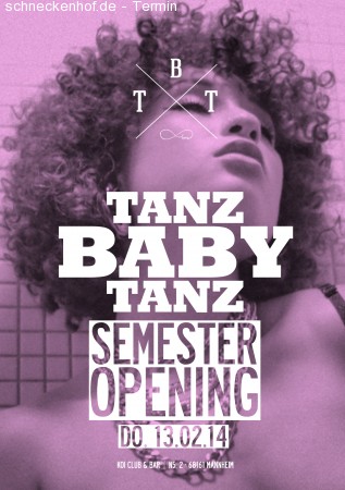 TanZ BabY TanZ - Semester Opening Werbeplakat