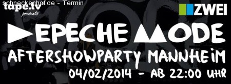 Depeche Mode After Party Werbeplakat