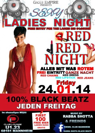 Sexy Ladies Night Werbeplakat