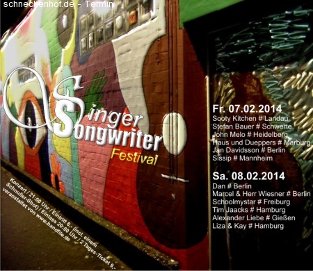 5. Singer-Songwriter-Festival 2/2 Werbeplakat