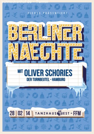 Berliner Naechte // Tanzhaus West Werbeplakat