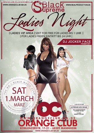 Ladies Night Werbeplakat