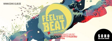 NEU: FEEL THE Beat Werbeplakat