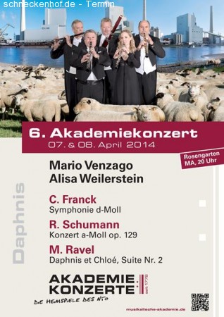 Daphnis - 6. Akademiekonzert Werbeplakat