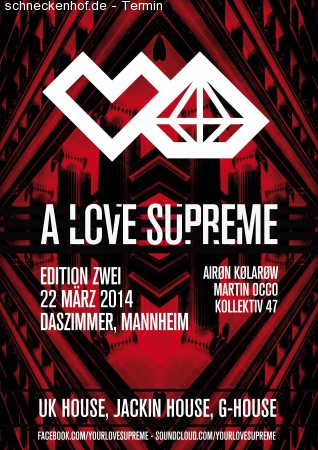 A Love Supreme Edition Zwei Werbeplakat