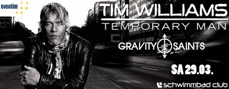 Tim Williams & Gravity Saints Werbeplakat