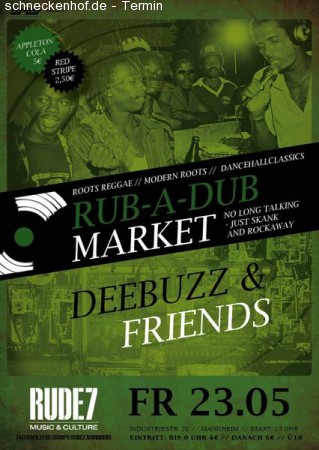 Rub-A-Dub Market with Deebuzz & Friends Werbeplakat