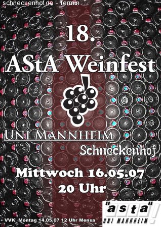 Weinfest Werbeplakat