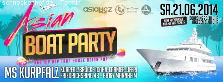 BOAT PARTY MS KURPFALZ + Aftershow Party Werbeplakat