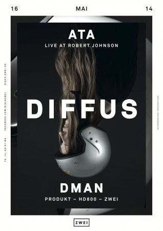 DIFFUS mit ATA und DMAN Werbeplakat