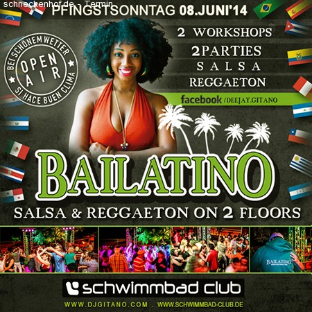 Bailatino Salsa & Reggaeton On 2 Floors Werbeplakat