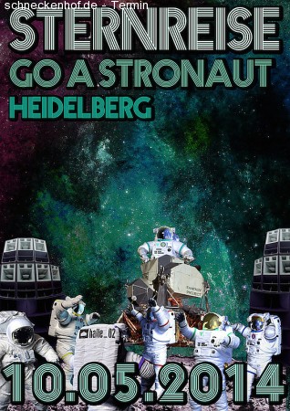 Sternreise - Go Astronaut Werbeplakat