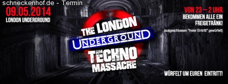Techno & House Massacre Werbeplakat