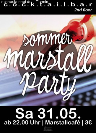 Sommer-Marstallparty Werbeplakat