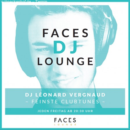Faces DJ Lounge Werbeplakat