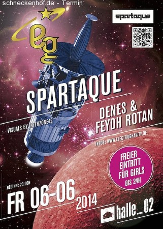 Electrogravity mit Spartaque, Denes & Fe Werbeplakat