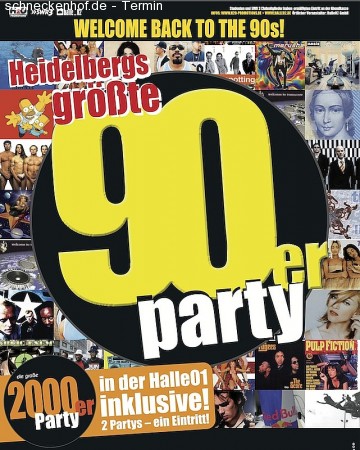 90er & 2000er Party Summerspecial Werbeplakat