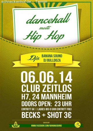 Dancehall meets Hip Hop Werbeplakat
