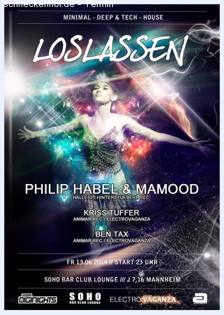 Loslassen ♥ Philip Habel & Mamood Werbeplakat