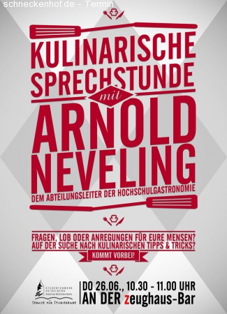 Kulinarische Sprechstunde Im Zeughaus Werbeplakat