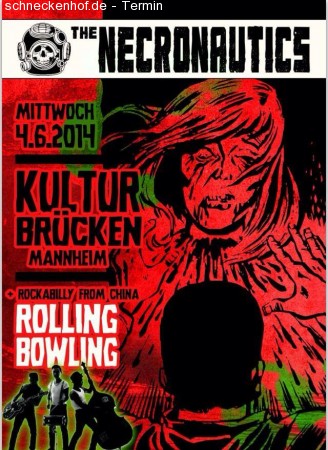 Rolling Bowling & The Necronautics Werbeplakat