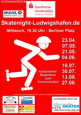 4. Skatenight Lu Werbeplakat