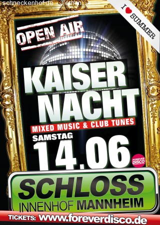 Kaisernacht Open Air Party Werbeplakat