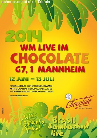 Chocolate WM Brasil Werbeplakat