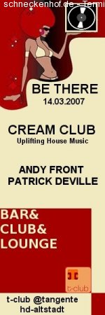 cream club Werbeplakat