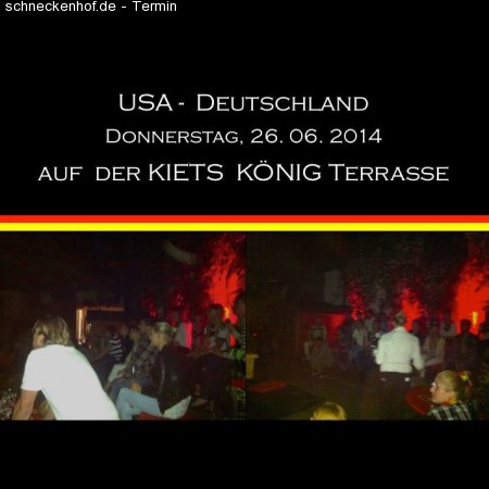 USA - Deutschland Werbeplakat