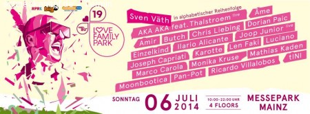 Love Family Park 2014 Werbeplakat