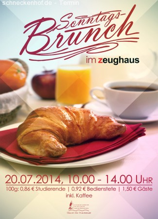 Sonntagsbrunch Werbeplakat