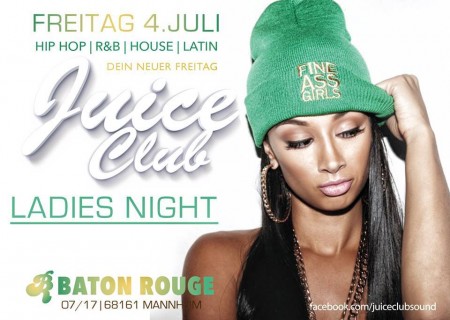 Juice Club | Ladies Night Werbeplakat