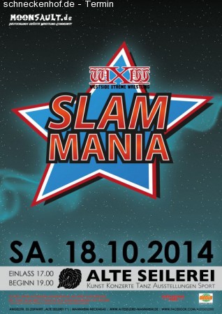 wXw SlamMania Werbeplakat