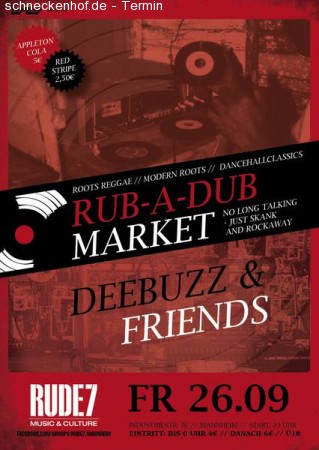 Rub-A-Dub Market with Deebuzz & Friends Werbeplakat