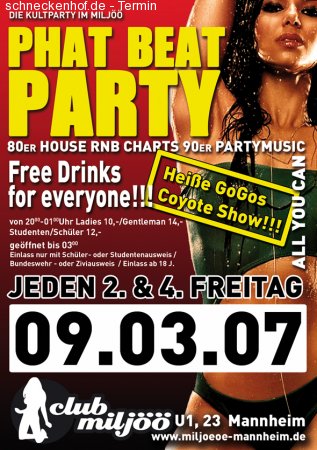 Phatbeat Party Werbeplakat