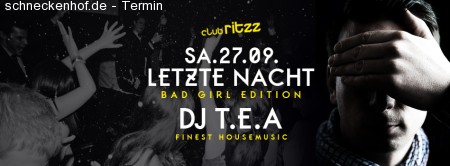Letzte Nacht Bad Girl Edition | DJ T.E.A Werbeplakat