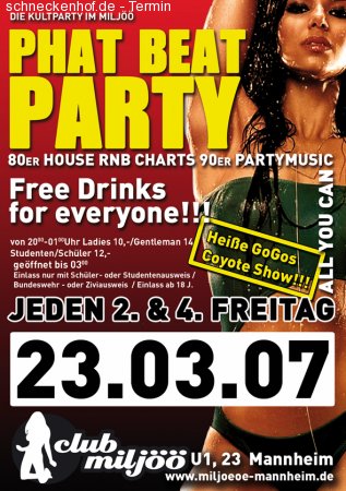 Phatbeat Party Werbeplakat