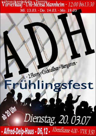 ADH Frühlingsfest Werbeplakat