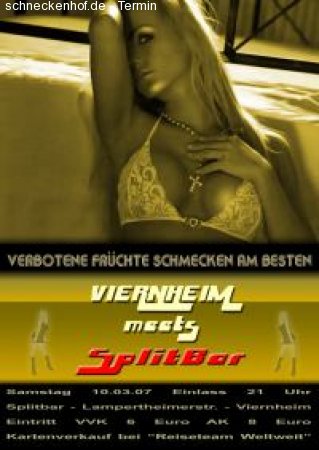 Viernheim meets Split Bar Werbeplakat