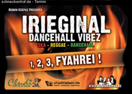 irieginal dancehall vibez Werbeplakat